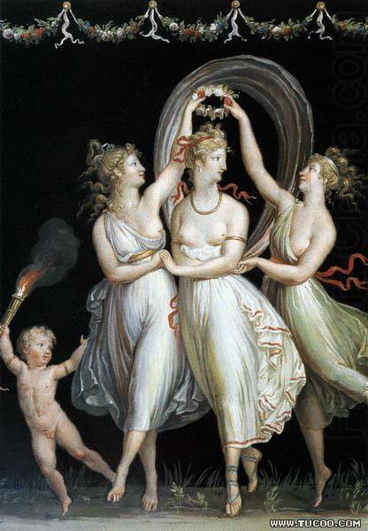 Antonio Canova The Three Graces Dancing china oil painting image